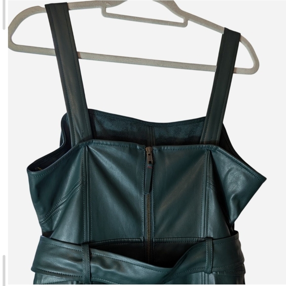 Pre-owned Anthropologie Teal Jumpsuit with Belt - Picture 5 of 14